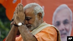 FILE - Gujarat state chief minister Narendra Modi.
