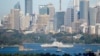 FILE - The USS Canberra arrives in Sydney on July 18, 2023.