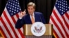 John Kerry, the U.S. special envoy on climate issues, gestures as he attends a press conference in Beijing, China, July 19, 2023.