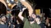 People protest against arrests made by Palestinian Authority in Jenin, in the Israeli-occupied West Bank, July 17, 2023.