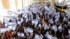 People demonstrate as a response to Israeli Prime Minister Benjamin Netanyahu and his nationalist coalition government's proposed judicial changes, in Lod, Israel, July 11, 2023. Air force reservists have threatened to stop volunteering for service if the changes take place.