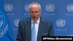 The spokesperson for the Secretary-General, Stéphane Dujarric