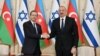 İlham Əliyev və İsxak Hersoq (Mənbə: Azərbaycan Prezident Administrasiyası)