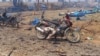 စစ်ကိုင်းတိုင်း၊ ကန့်ဘလူမြို့နယ်၊ မလည်တိုက်နယ်အတွင်းက ပဇီကြီးကျေးရွာ ဗုံးကျဲတိုက်ခိုက်ခံရအပြီးမြင်ကွင်း (ဧပြီ ၁၁၊ ၂၀၂၃)
