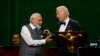 President Joe Biden talks with India's Prime Minister Narendra Modi at a state dinner at the White House in Washington, June 22, 2023.