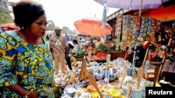 Kasuwa a birnin Yaounde na kasar Kamaru