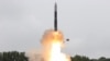 In this image released by North Korea's Korean Central News Agency on July 13, 2023, the Hwasong-18 intercontinental ballistic missile is launched from an undisclosed location in North Korea. (KCNA via Reuters)