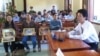 Luật sư Võ An Đôn trong phiên xử vụ công an đánh chết nghi phạm Ngô Thanh Kiều
