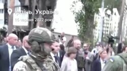 Керівники Італії, Німеччини, Франції та Румунії відвідали Ірпінь. Відео