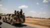 Dakarun Najeriya a lokacin da suke tafiya a kan wata hanya da ke jihar Adamawa a ranar 26 ga watan Maris din 2016