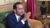 Ministan harkokin wajen kasar Qatar Mohammad ben Abdel Rahman Al Thani yayin da yake magana da manema labarai a Paris ranar 12 juin 2017