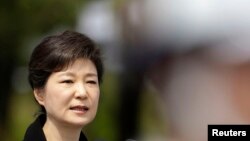 韩国总统朴槿惠(资料照片)