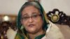 ঢাকায় এক সংবাদ সম্মেলনে কথা বলছেন প্রধানমন্ত্রী শেখ হাসিনা - ফাইল ফটো- রয়টার্স 