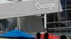 Un letrero de Google en el campus en Mountain View, California, el martes 24 de septiembre de 2019. AP.