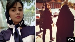 "Küçədə baş örtüyünü çıxarıb ictimaiyyətə hicabsız görünmək” ittihamı ilə mühakimə olunan Röya Sağıri hazırda Təbriz həbsxanasında saxlanılır