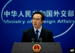 中国外交部发言人洪磊（资料照）