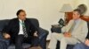 Pakistan's Minister of Planning and Development Ahsan Iqbal, with U.S. Ambassador Richard Olson, July 9, 2013. File photo provided by Pakistan's Press Information Department.