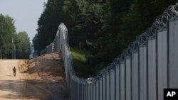 Кордон Польщі та Білорусі, червень 2023 року. AP Photo/Michal Dyjuk, File