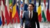 FILE - Menteri Luar Negeri Moldova Nicu Popescu tiba untuk pertemuan para menteri luar negeri Uni Eropa di gedung Dewan Eropa di Brussels, 20 Februari 2023. (AP/Virginia Mayo)