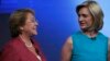 Los chilenos decidirán entre la ex presidenta Michelle Bachelet (izq.), de 62 años, y su más fuerte rival, Evelyn Matthei, ex ministra derechista.