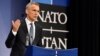 NATO Secretary-General Jens Stoltenberg speaks during a media conference at NATO headquarters in Brussels on April 26, 2018. 