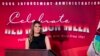 La primera dama estadounidense Melania Trump habla durante un evento de la agencia antidrogas, DEA, en Arlington, Virginia, el lunes 7 de octubre del 2019. (AP Foto/Andrew Harnik).