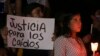 Demonstrators hold a candlelight vigil in honor of those who have died during anti-government protests in Managua, Nicaragua, April 24, 2018.