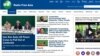 Screenshot of RFA Khmer homepage in English. 