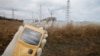 A radiation monitor indicates 102.00 microsieverts per hour at the crippled Fukushima Dai-ichi nuclear power plant in northeastern Japan, Feb. 20, 2012. 