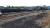 Wagons of the train wreck are seen in Lac Megantic, July 9, 2013. 