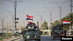 İraq mərkəzi hökumət qüvvələrinin Kərkükə gəlişi yerli türkmənlər tərəfindən sevinclə qarşılanıb.