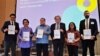 Executive Secretary UN ESCAP Armida Alisjahbana, Kepala Bappenas Bambang Brodjonegoro bersama dengan pihak British Council dalam acara Peluncuran Laporan Penelitian bertajuk "Membangun Ekonomi yang Inklusif dan Kreatif: Profil Usaha Sosial di Indonesia di