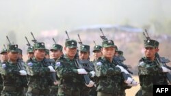 KNU တပ်ဖွဲ့ဝင်များ (ဓာတ်ပုံ-AFP)
