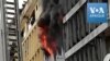 Incendie dans le quartier des affaires de Lagos