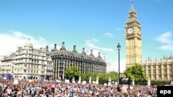 Londonda "Avropa yürüşü"