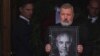 Дмитрий Муратов на похоронах Михаила Горбачева в Москве, 3 сентября 2022 года