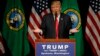 Republican presidential candidate Donald Trump speaks during a rally in Spokane, Wash., May 7, 2016.