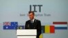 Wilbert Paulissen of the Joint Investigation Team (JIT) speaks on the preliminary results of the investigation into the shooting-down of Malaysia Airlines jetliner flight MH17 during a press conference in Nieuwegein, Netherlands, Sept. 28, 2016. The disaster claimed 298 lives.