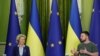 Президентка Єврокомісії Урсула фон дер Ляєн і президент України Володимир Зеленський, Киїі, 11 червня 2022 року REUTERS/Валентин Огіренко