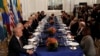 Shugaba Trump yana wata liyafa da shugabannin kasashen yankin Latin Amurka a gefen taron Majalisar Dinkin Duniya