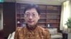 台灣外交部發言人高安 (美國之音雅莉拍攝)
