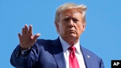 L'ancien président américain Donald Trump lors de son procès pour des documents classifiés.
