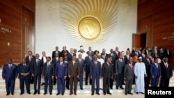 Wasu shugabannin kasashen Afirka a taron kolinsu na wannan shekarar da suka yi a birnin Addis Ababa dake kasar Habasha