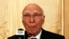 FILE - Sartaj Aziz, Pakistan Prime Minister Nawaz Sharif&#39;s adviser on foreign affairs.