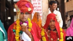 ভারতের রাজস্থানের একটি মন্দিরে বাল্য বিবাহ - ফাইল ফটো- এপি 
