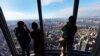 Vista sur en el Observatorio del piso 102 del Empire State, Nueva York, jueves 10 de octubre de 2019.
