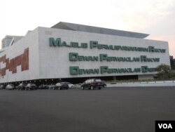 Gedung DPR/MPR RI, Senayan, Jakarta (Foto: VOA/Andylala).