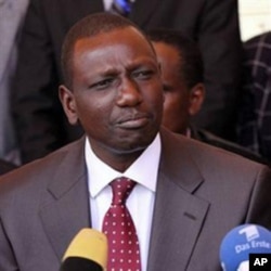 William Ruto, Kenya's suspended Higher Education Minister