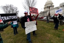 Протести проти Дональда Трампа перед Конгресом США