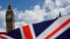 FILE - A union flag is seen near the Houses of Parliament in London, Britain, April 18, 2017.
